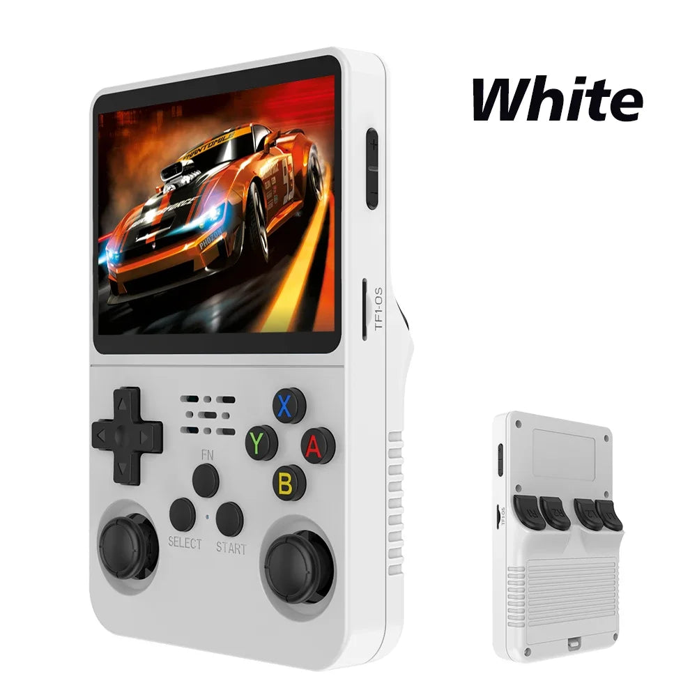 Retro Video Game Console System 3.5 Inch IPS Screen R35s Pro Portable Pocket Video Player 64GB Games