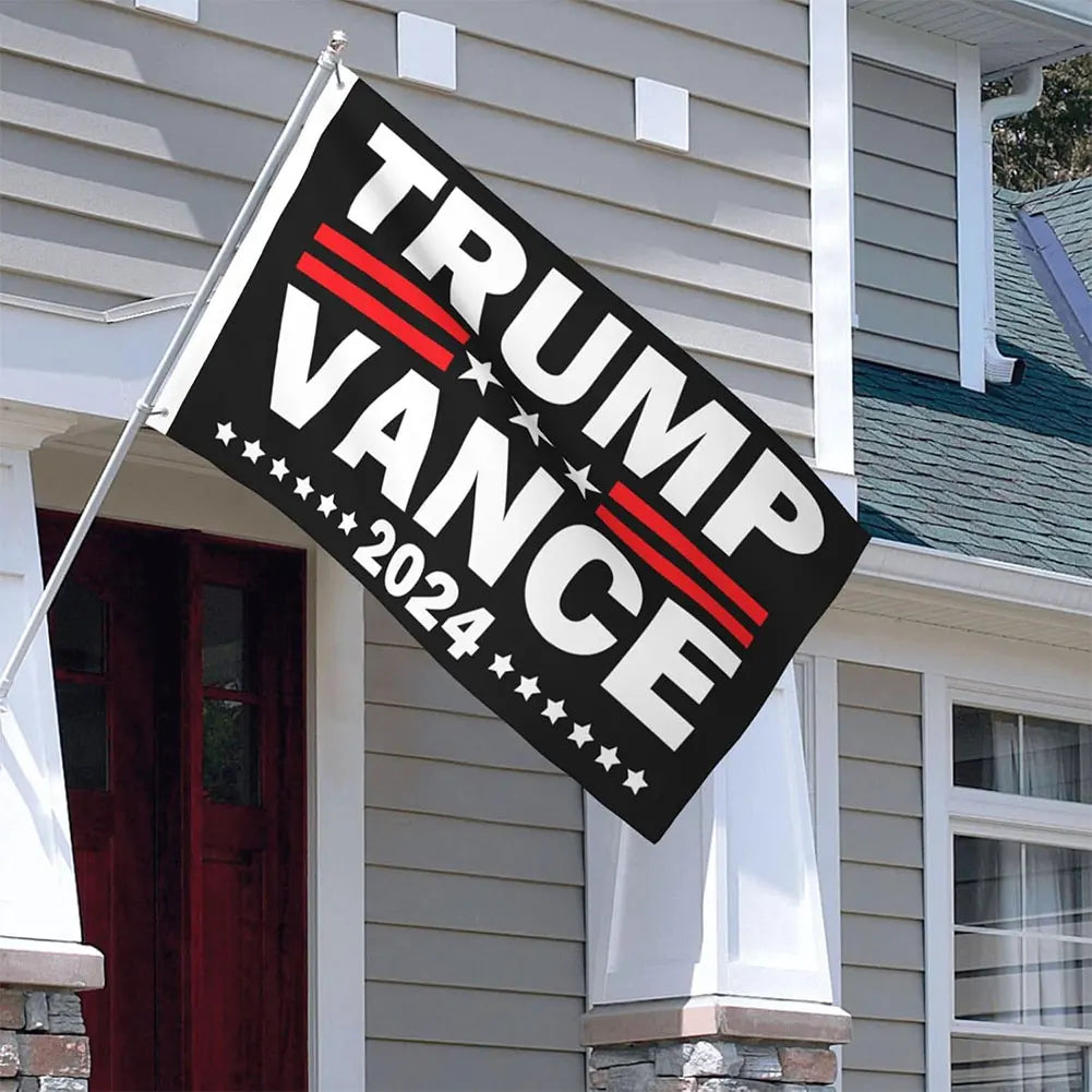 Trump and Vance 2024 Support Flag - 3x5 FT Presidential Election Banner Decor