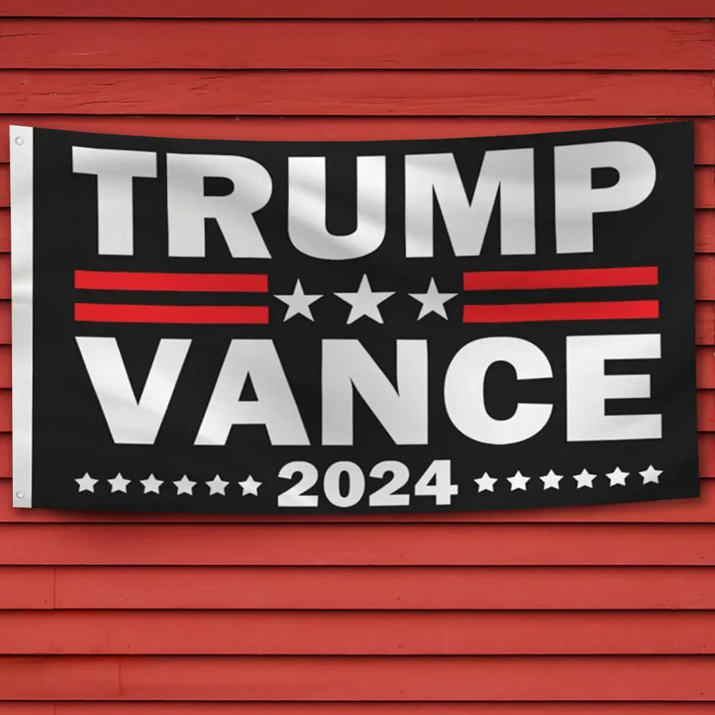 Trump and Vance 2024 Support Flag - 3x5 FT Presidential Election Banner Decor