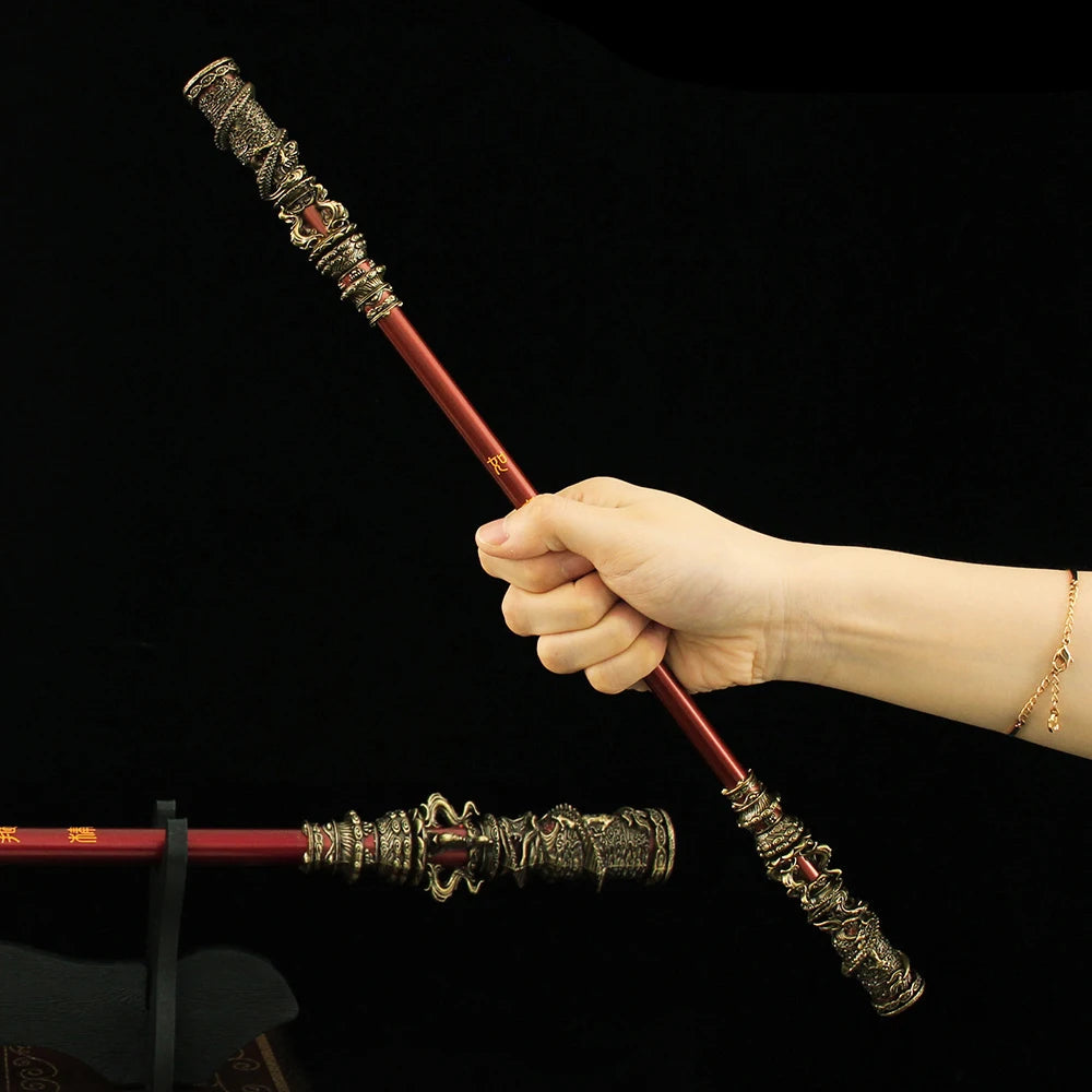 Black Myth: Wu Kong Golden Cudgel Sun Wukong Monkey King Bar Game Anime Metal Swords Katana Model Ornament Crafts Gifts Toys