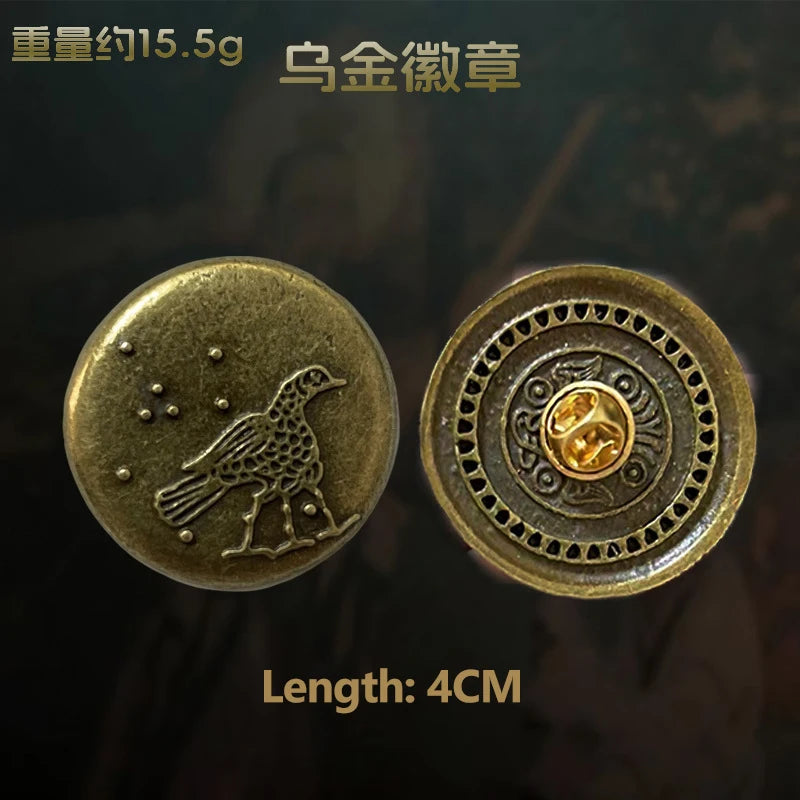 Black Myth: Wu Kong Golden Cudgel Sun Wukong Monkey King Bar Game Anime Metal Swords Katana Model Ornament Crafts Gifts Toys