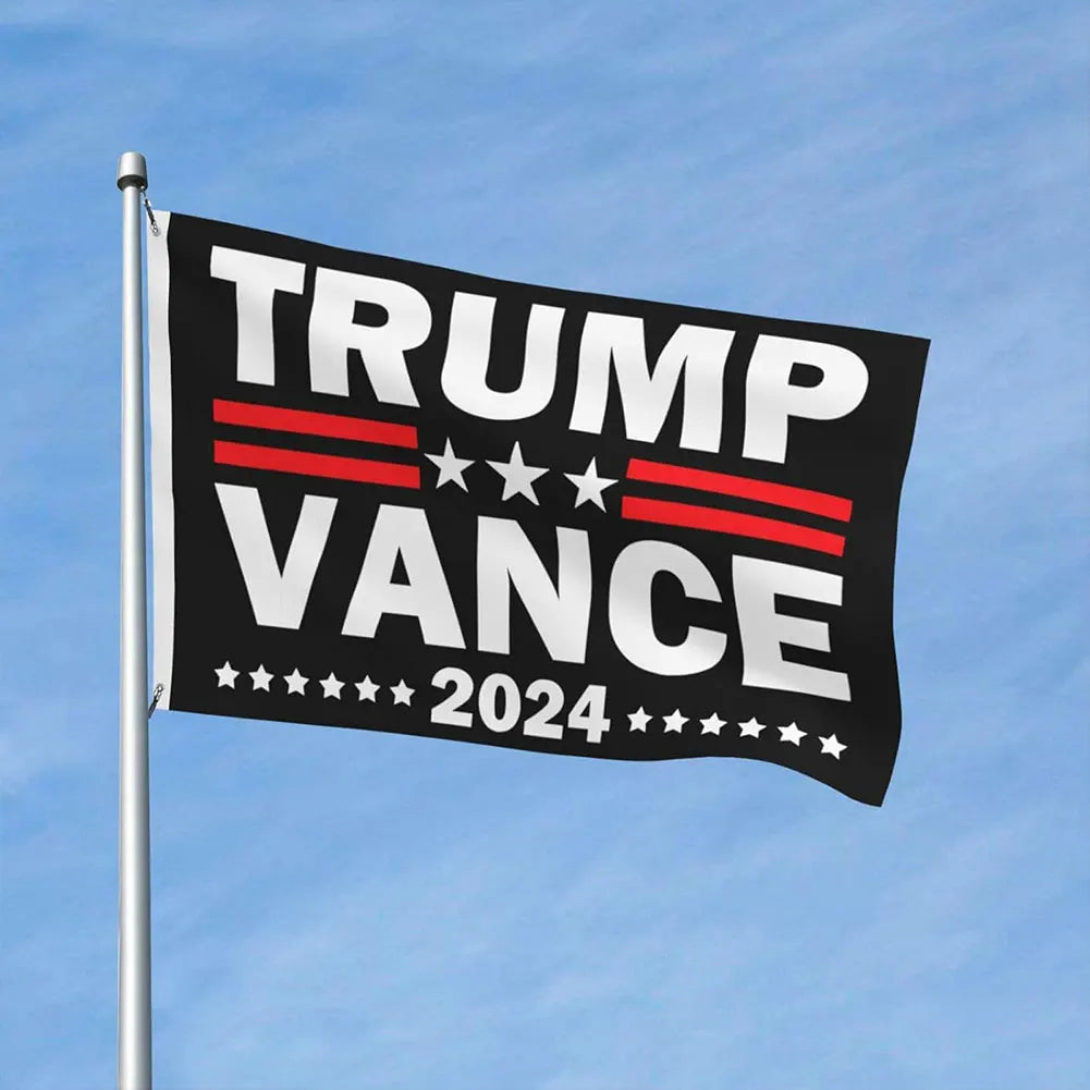 Trump and Vance 2024 Support Flag - 3x5 FT Presidential Election Banner Decor