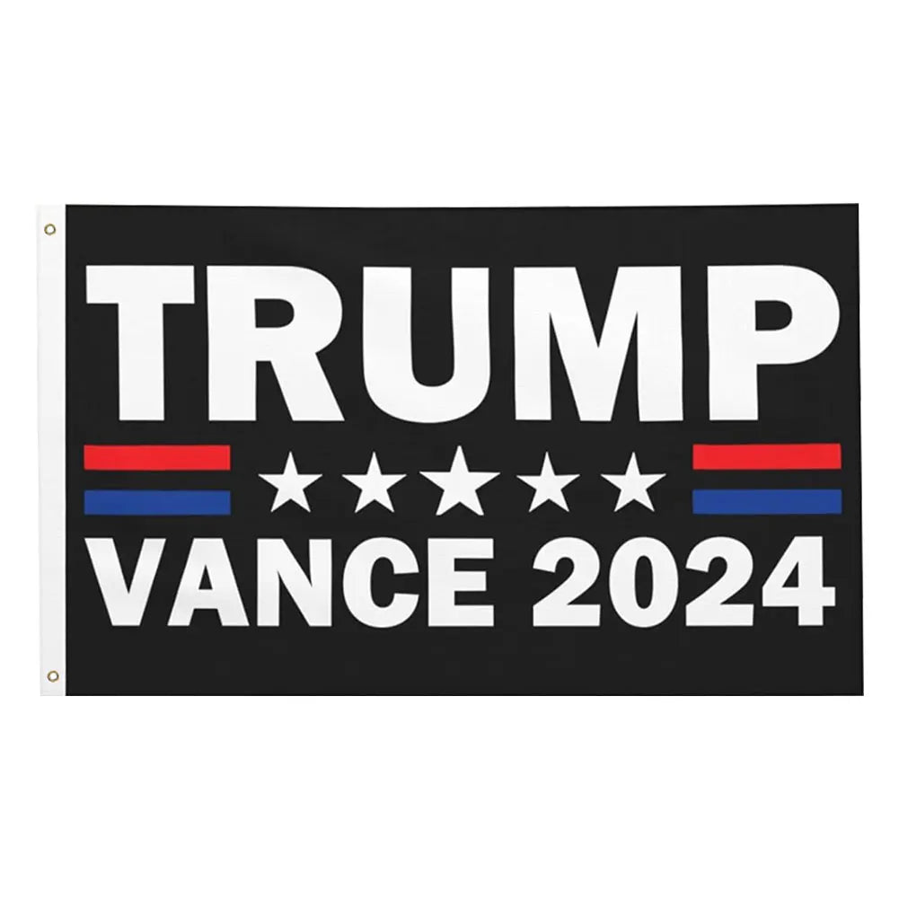 Trump and Vance 2024 Support Flag - 3x5 FT Presidential Election Banner Decor